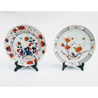 Talerz dekoracyjny z motywami orientalnymi, porcelana ręcznie malowana